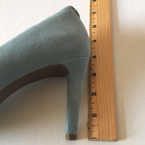 NWT Michael Kors Blue Suede Shoes Size 9.5 - Picture 5 of 9